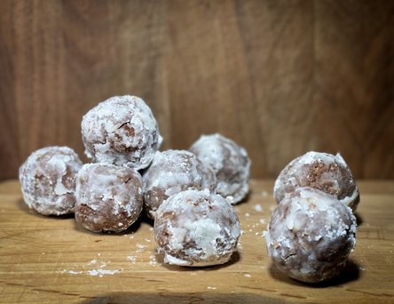 Vegan No-Bake Chocolate Glazed Donut Holes (Gluten-Free)