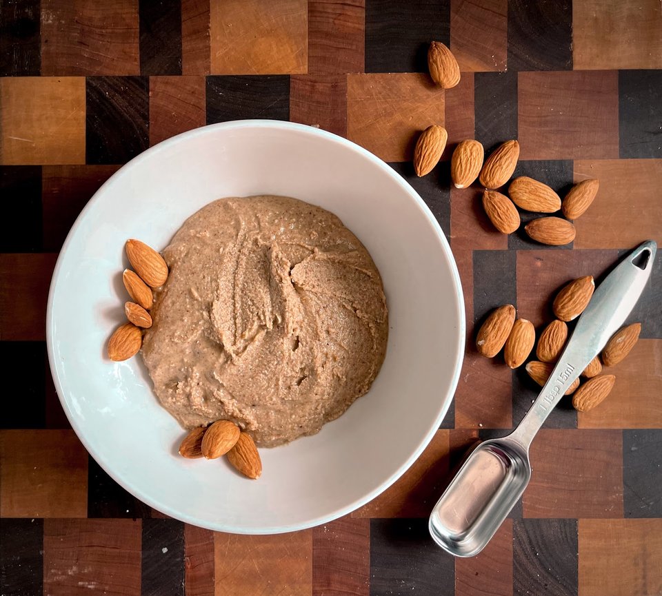 Homemade Almond Butter (Almond Butter Vitamix) | Vegan Blender